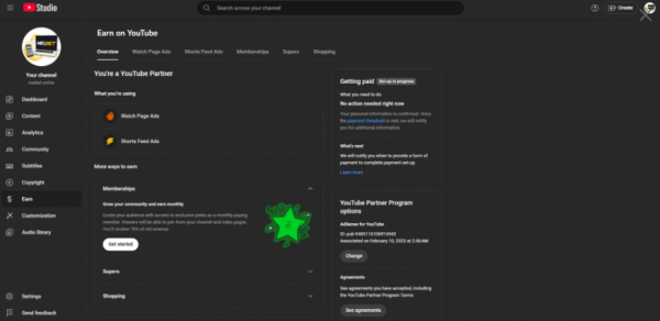 Buy youtube channel