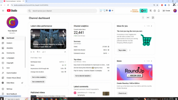 GamixPro - Monetized  -  22400 : subscribers - Image 4