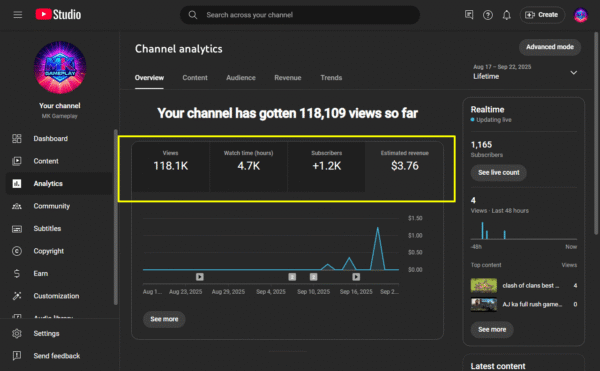 MK Gameplay - Monetized  - 1160 : subscribers - Image 2